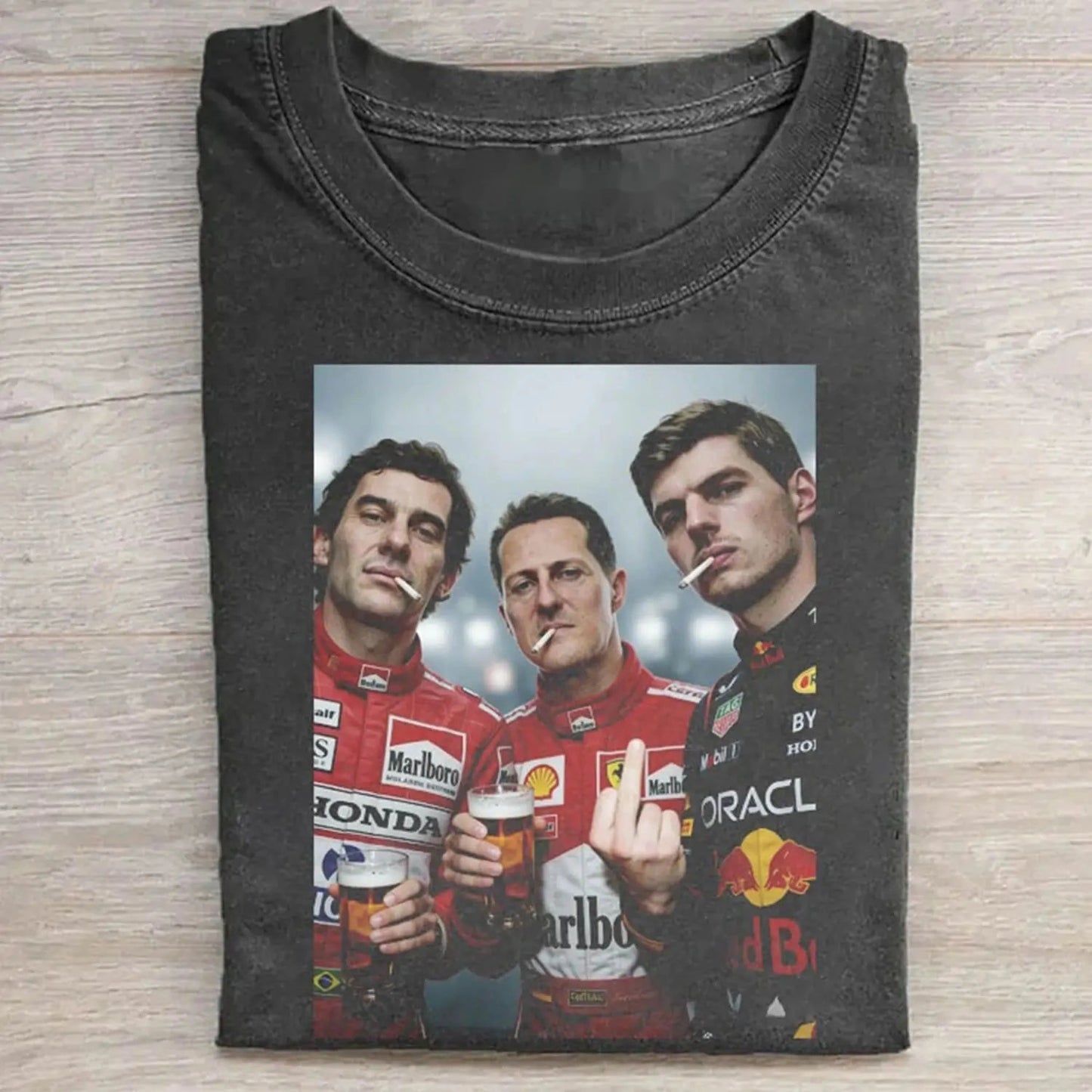 F1 Three Kings Together Senna & Michael S. & Max Verstappen T-shirt