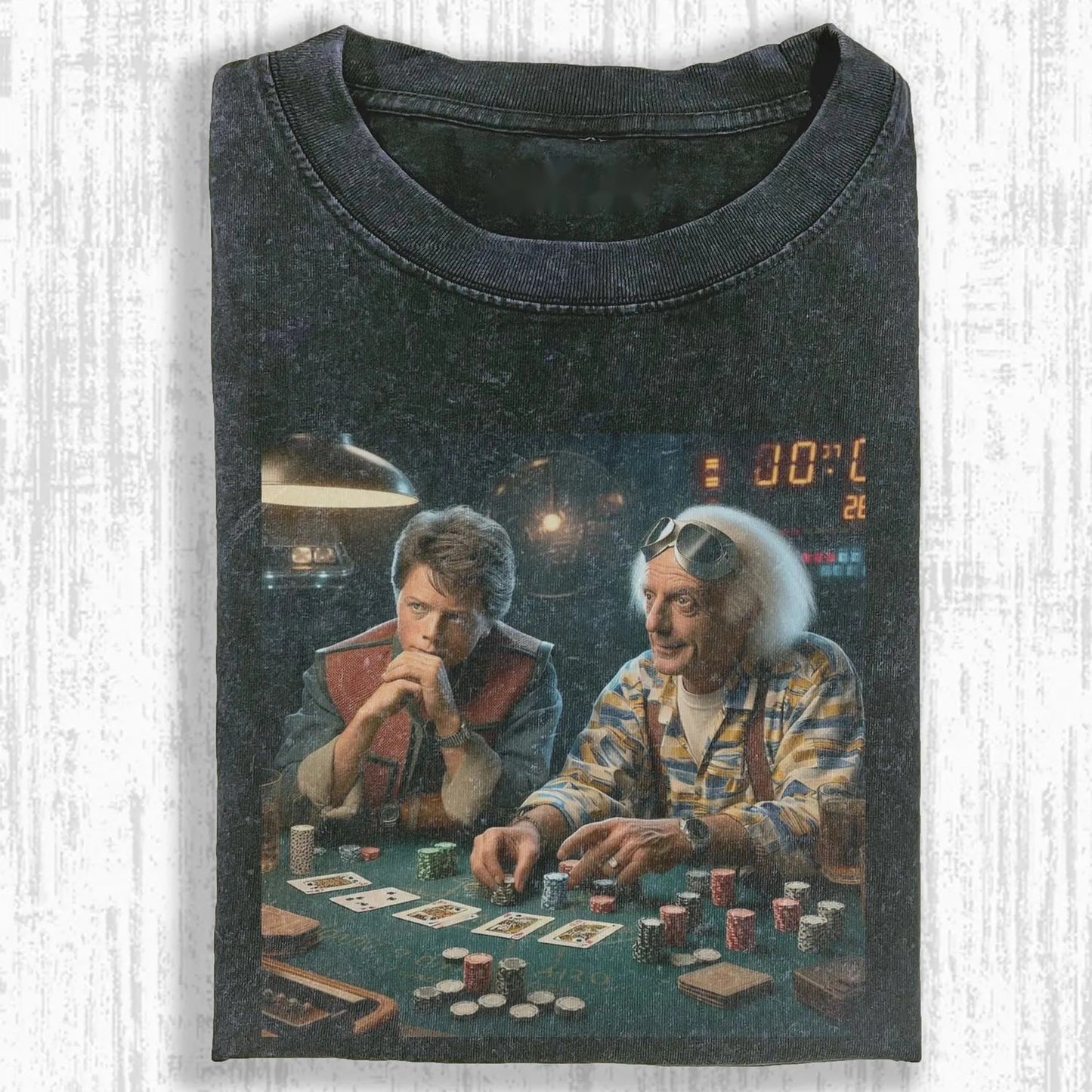 BTTF IN CASINO T-SHIRT
