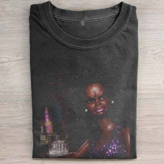 BARBIECORE BLACK FEAR TEE 2.0