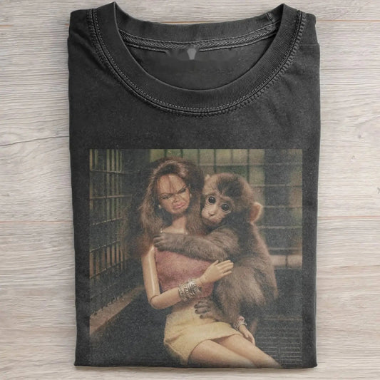 BARBIECORE BLACK FEAR TEE 4.0