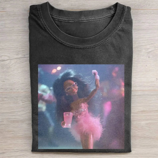 BARBIECORE PARTY DRINKING POV TEE 1.3