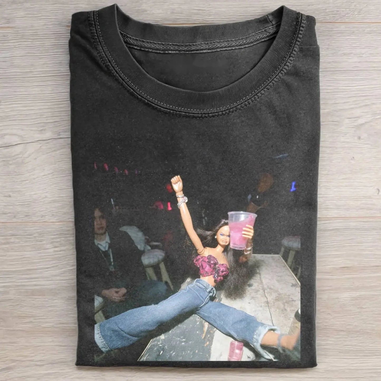 BARBIECORE PARTY DRINKING POV TEE 1.4