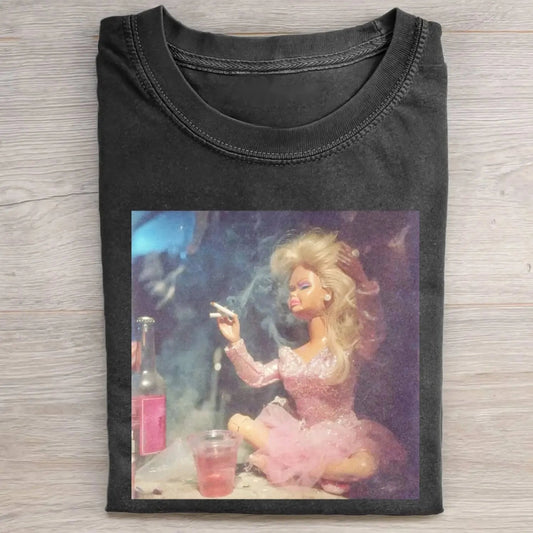 BARBIECORE PARTY DRINKING POV TEE 1.7