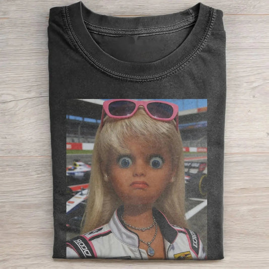 BARBIECORE RACING-INSPIRED VINTAGE TEE 1.2