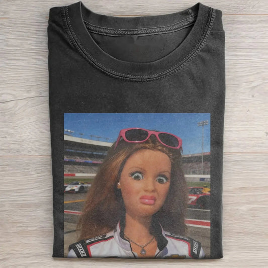 BARBIECORE RACING-INSPIRED VINTAGE TEE 1.4