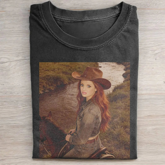 BARBIECORE WESTERN-STYLE VINTAGE TEE