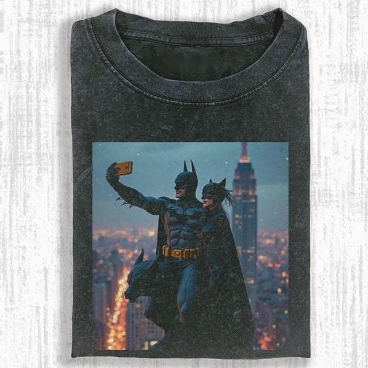 B. AND CATWOMAN T-SHIRT