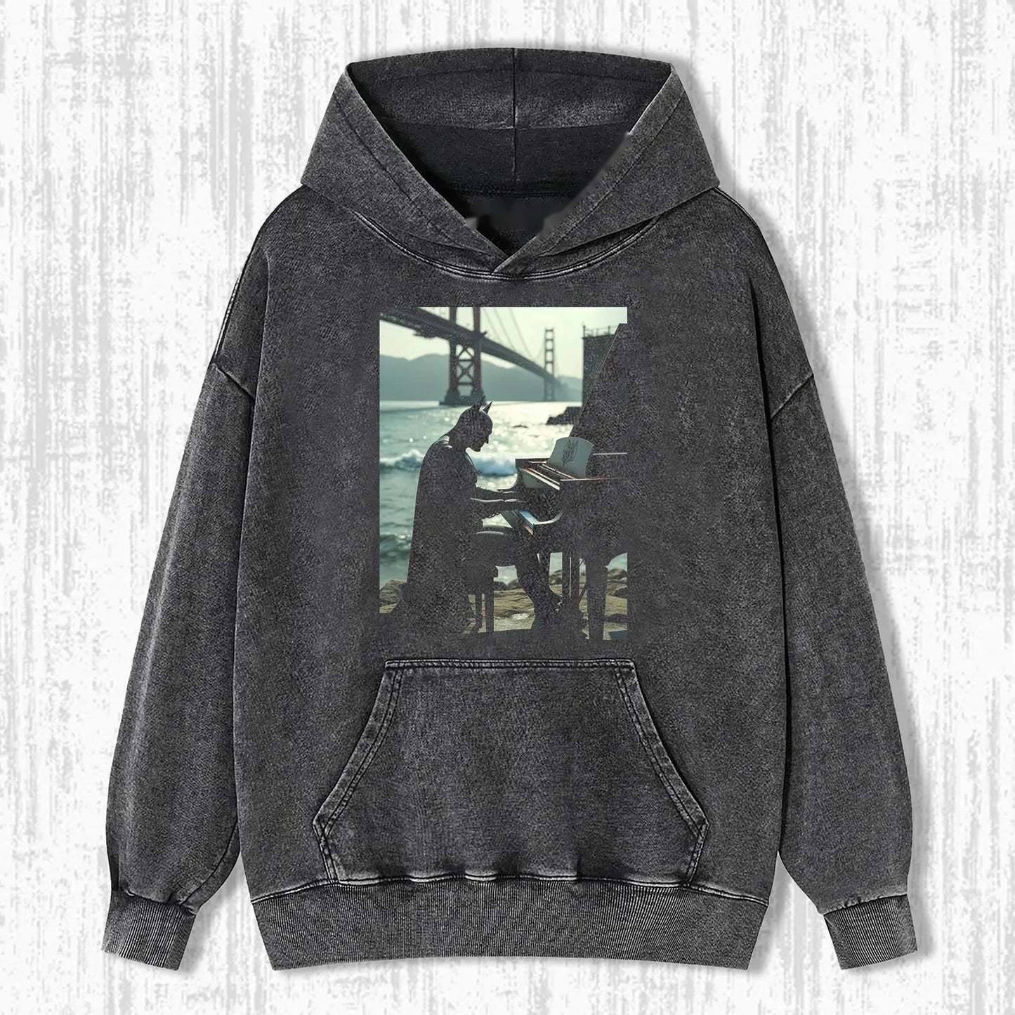 B. PLAYS THE PIANO T-SHIRT
