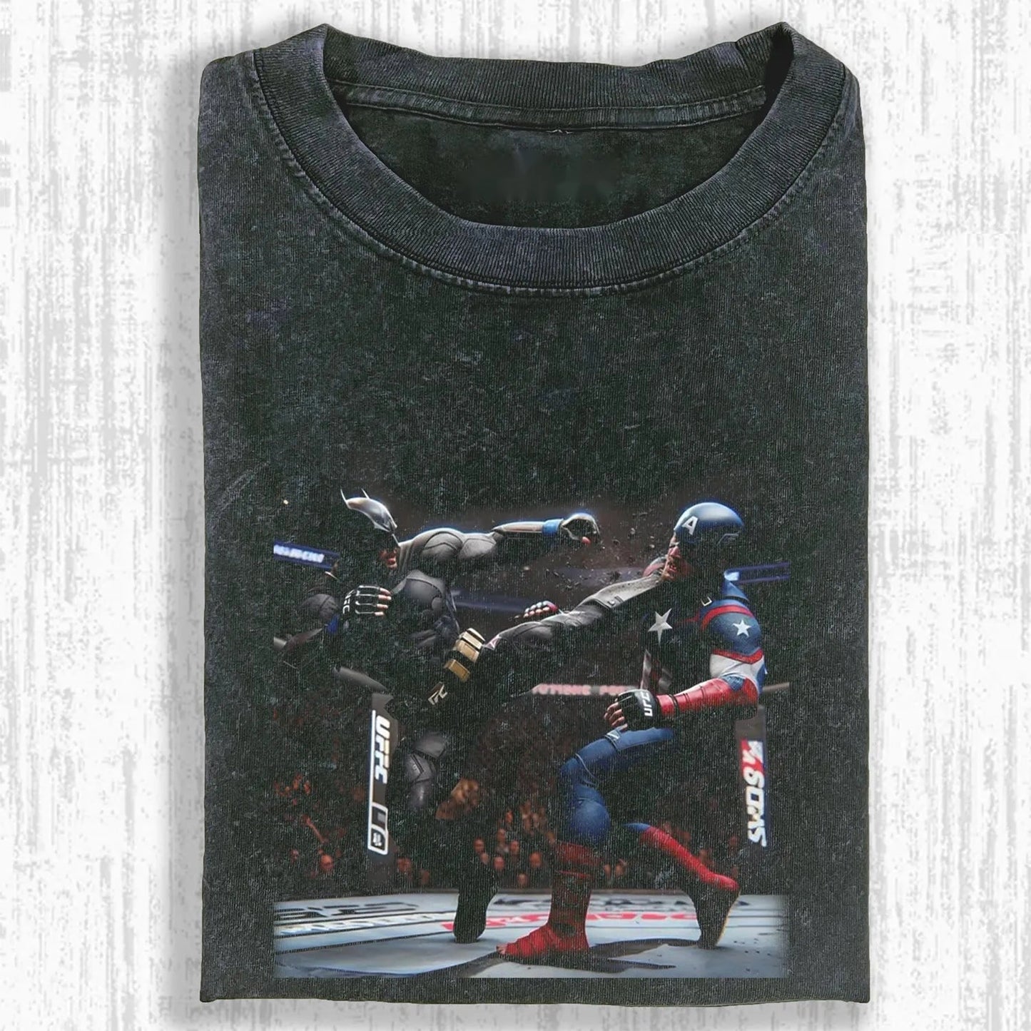 B. & CAPTAIN AMERICA T-SHIRTS