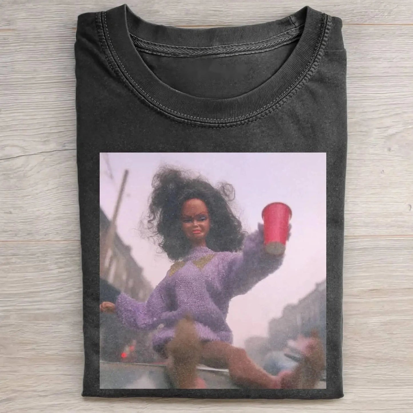BLACK BARBIECORE PARTY DANCE POV TEE 4.0