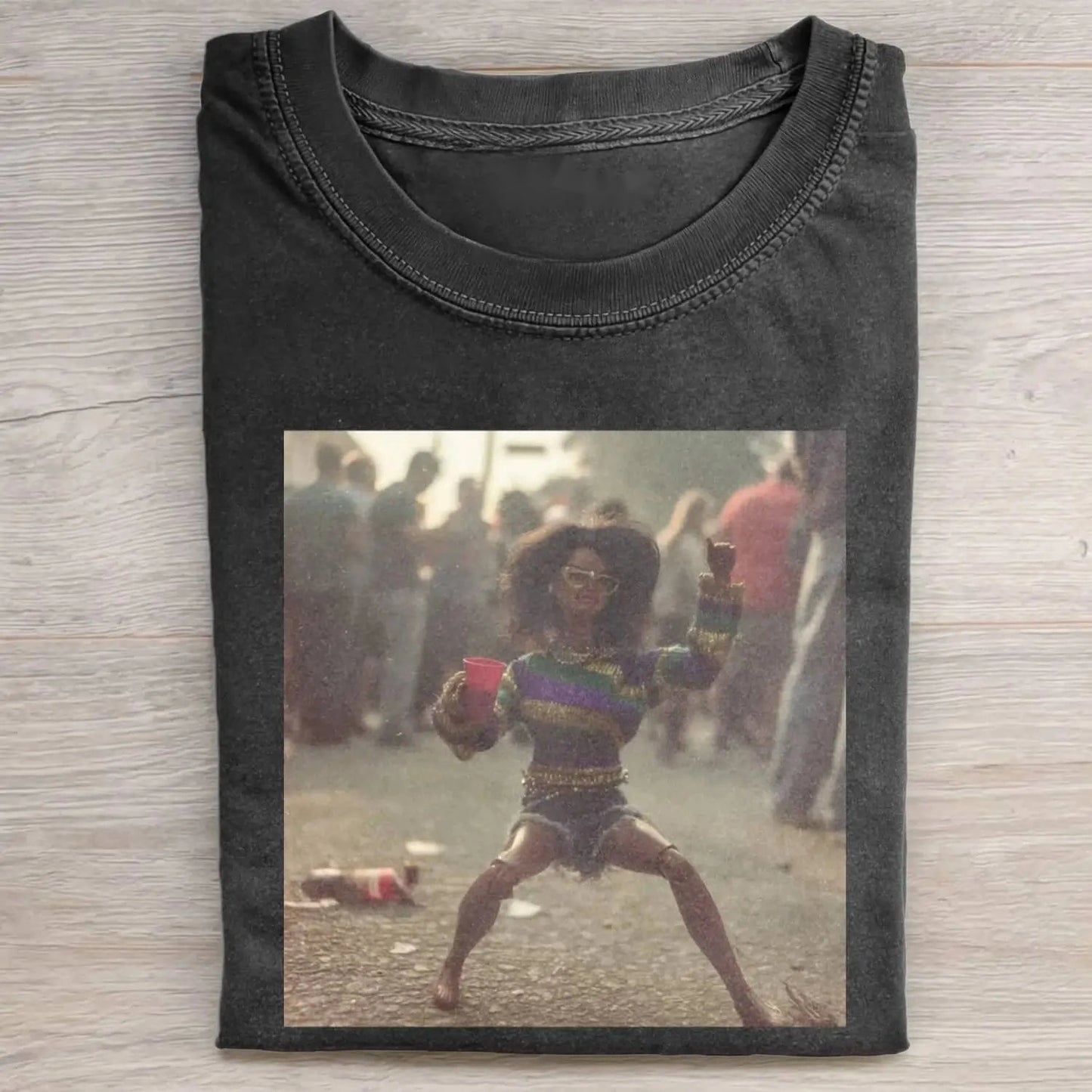 BLACK BARBIECORE PARTY DANCE POV TEE 2.0