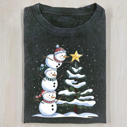 CHRISTMAS SNOWMAN T-SHIRT