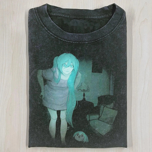 CREEPY MIKU DOLL T-SHIRT