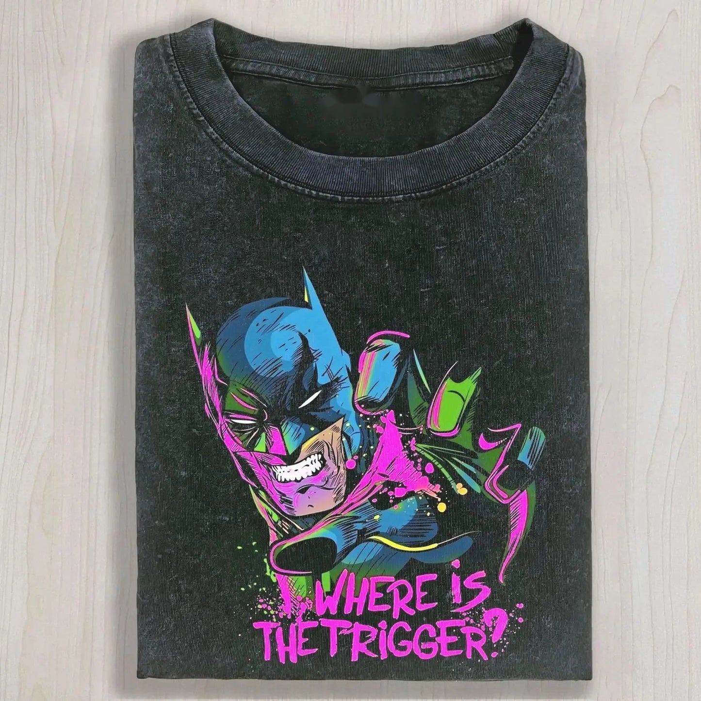 B. WHERE IS THE TRIGGER TEE&SWEAT&HOOD