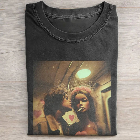 SMOKING RETRO DECADENT BARBIECORE TEE