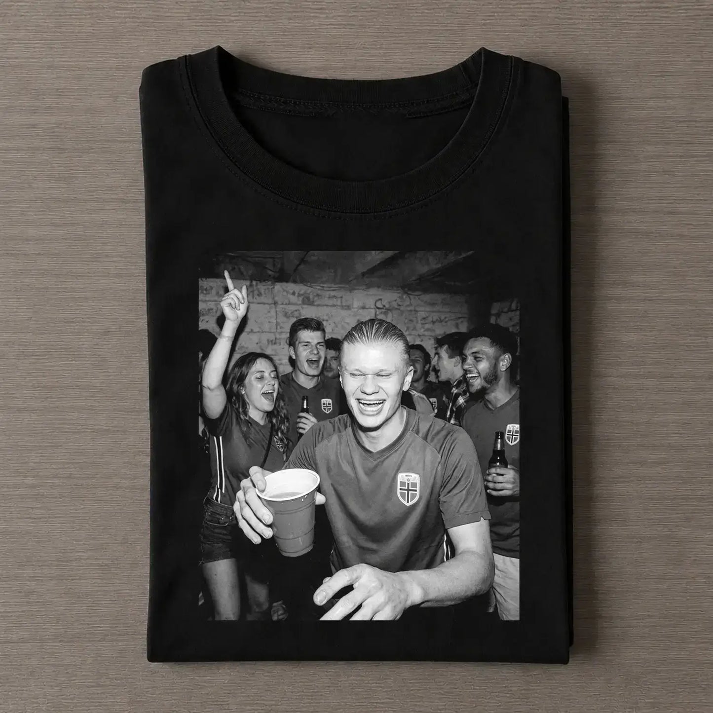 Cowboy Haaland Norway Funny Washed T-Shirt