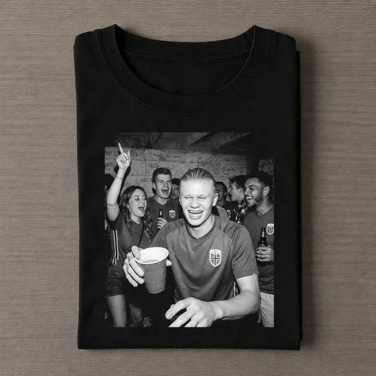 Cowboy Haaland Norway Funny Washed T-Shirt