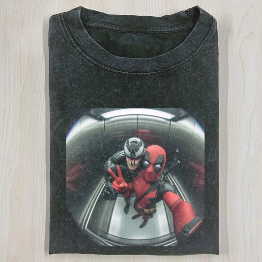 DEADPOOL AND VENOM T-SHIRT