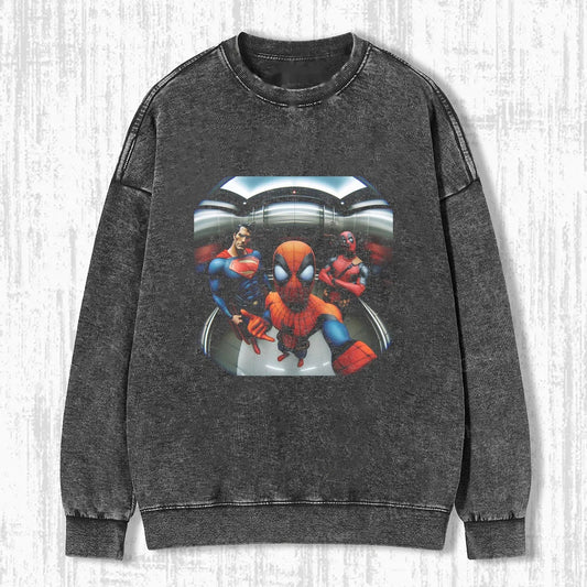 DEADPOOL & S. & SUPERMAN T-SHIRT