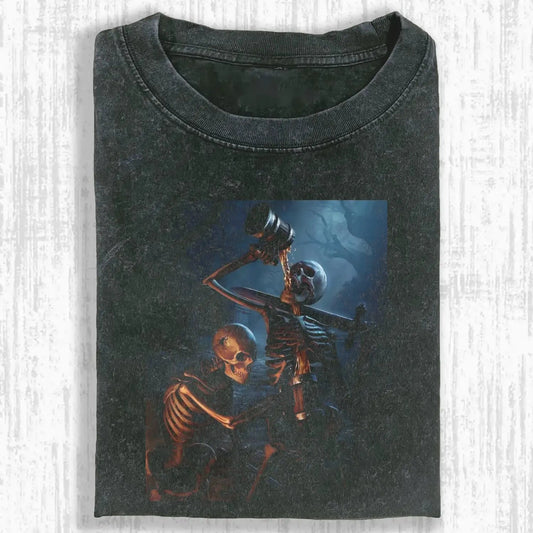 Drinking Skull Tee