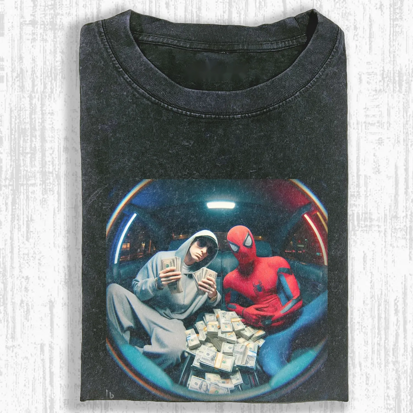 EMINEM AND S. WITH LOTS OF CASH T-SHIRT