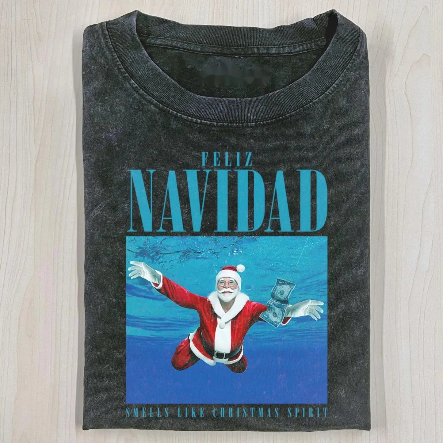 FELIZ NAVIDAD ALBUM ART CHRISTMAS T-SHIRT