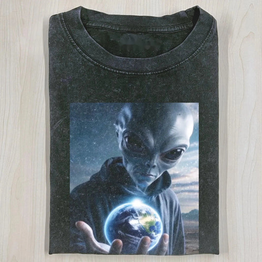 FUNNY ALIEN T-SHIRT