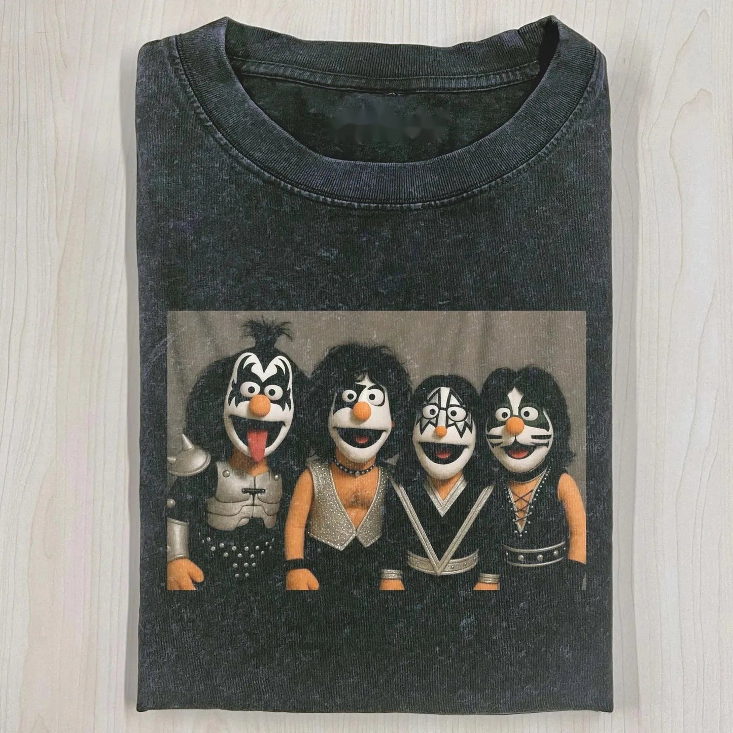 FUNNY PUPPET ROCK BAND T-SHIRT