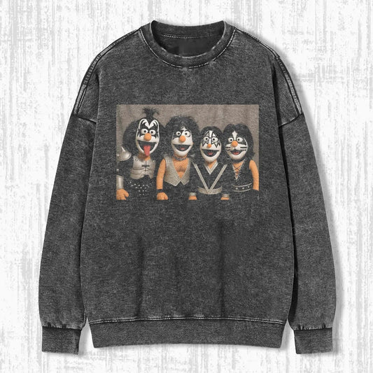 FUNNY PUPPET ROCK BAND T-SHIRT
