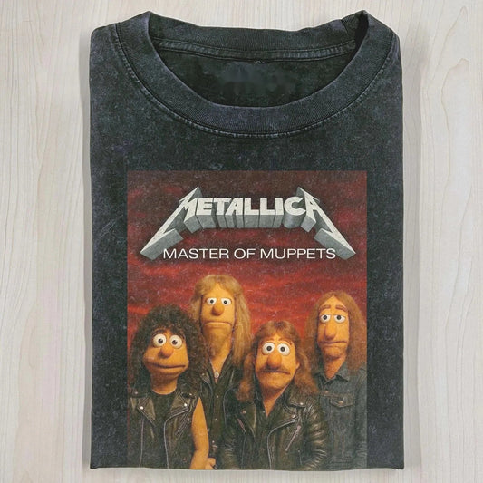 FUNNY PUPPET ROCK BAND T-SHIRT V1.0
