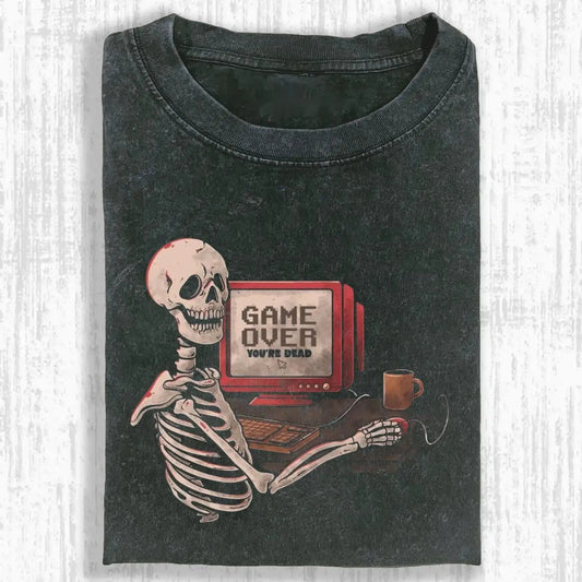 GAME Over Skull Tee