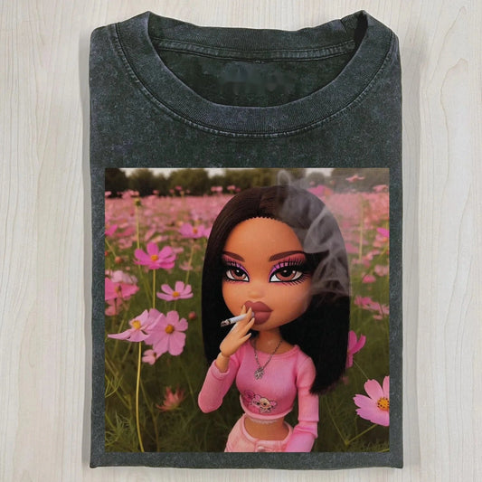 GIRL IN FLOWERS T-SHIRT