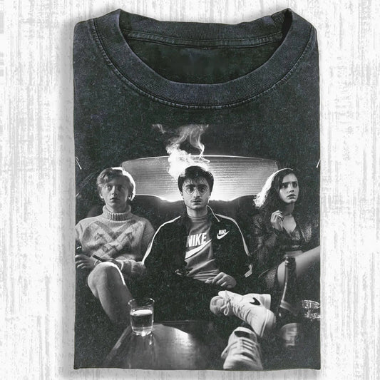HP CAR BOY&GIRL SMOKING T-SHIRT