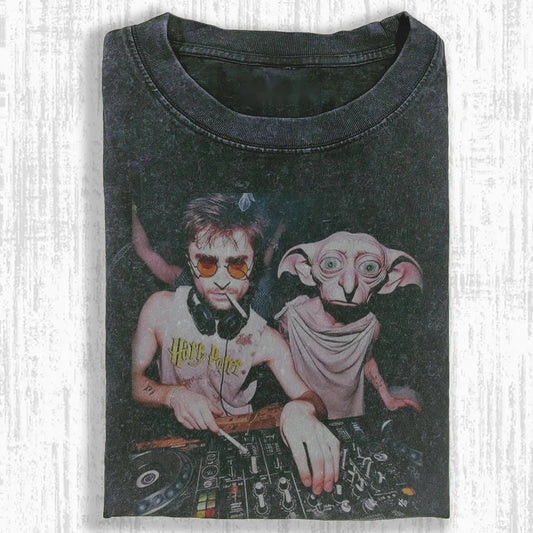 HP DJ ELF FUNNY T-SHIRT