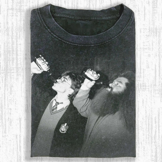 HP DRINKING BEER T-SHIRT