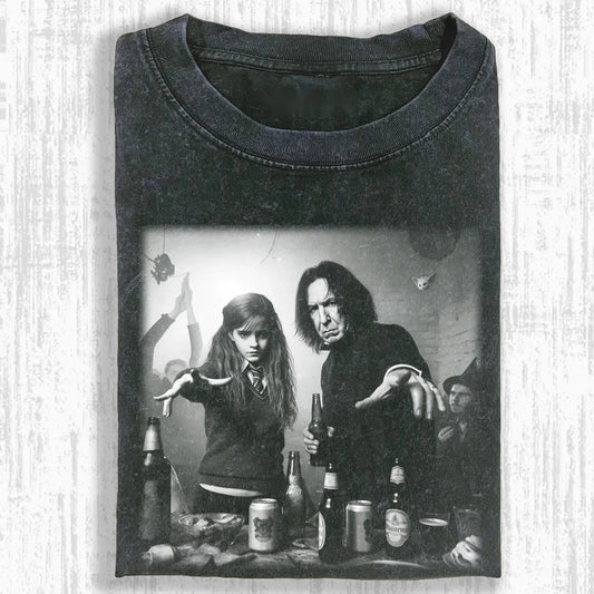 HP FUNNY DRINKING TEACHER AND STUDENT T-SHIRT