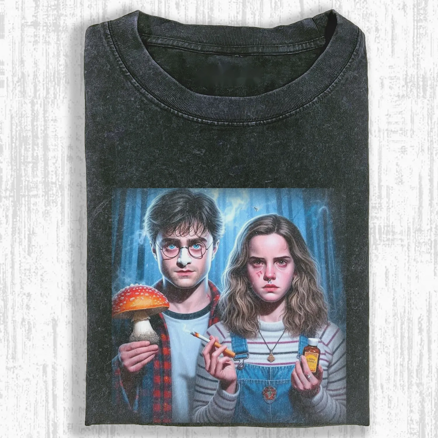 HP SMOKING BOY AND GIRL T-SHIRT 1.0