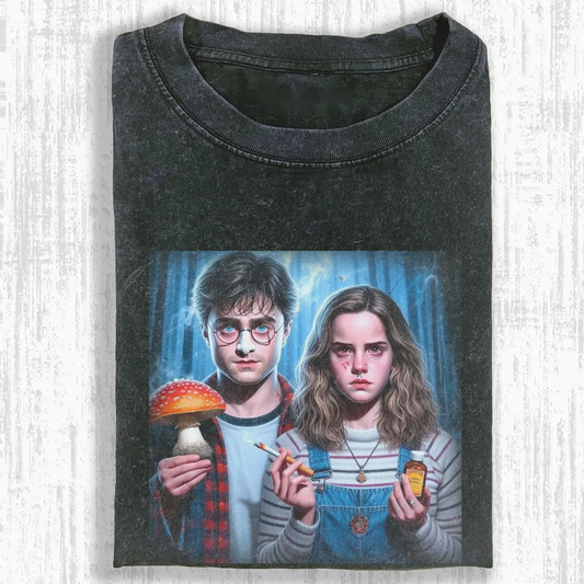 HP SMOKING BOY AND GIRL T-SHIRT 1.0