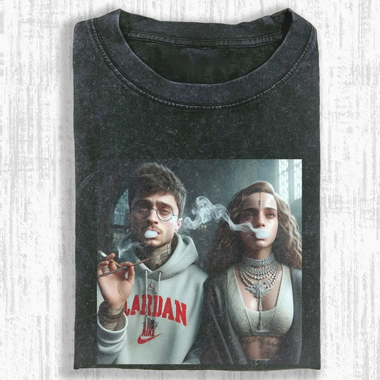 HP SMOKING BOY AND GIRL T-SHIRT