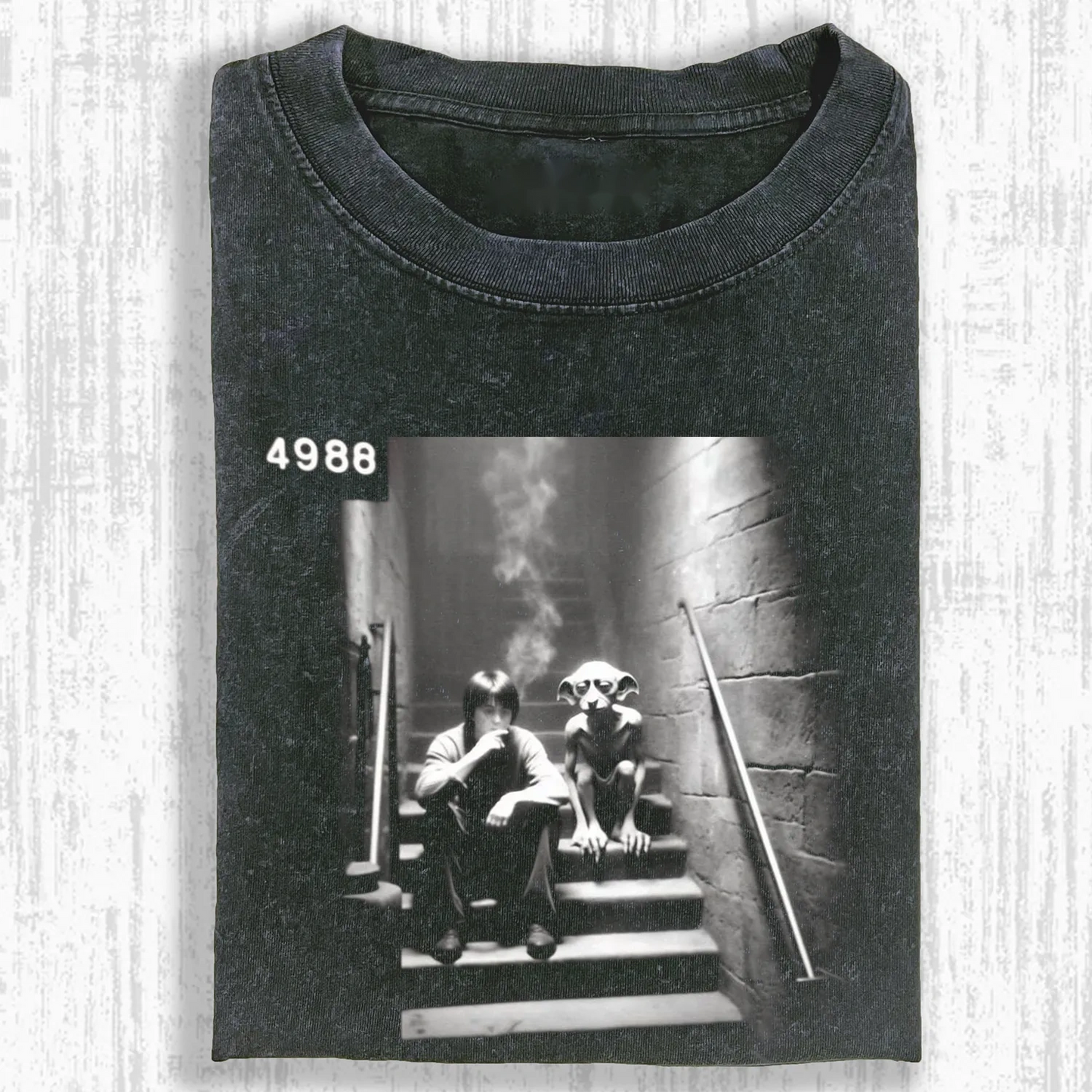 HP SMOKING MAN AND ELF T-SHIRT 1.0