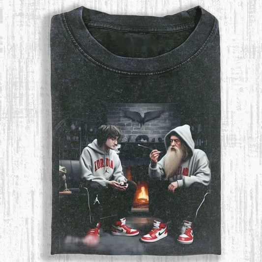 HP SMOKING TEACHER AND STUDENT T-SHIRT 1.0