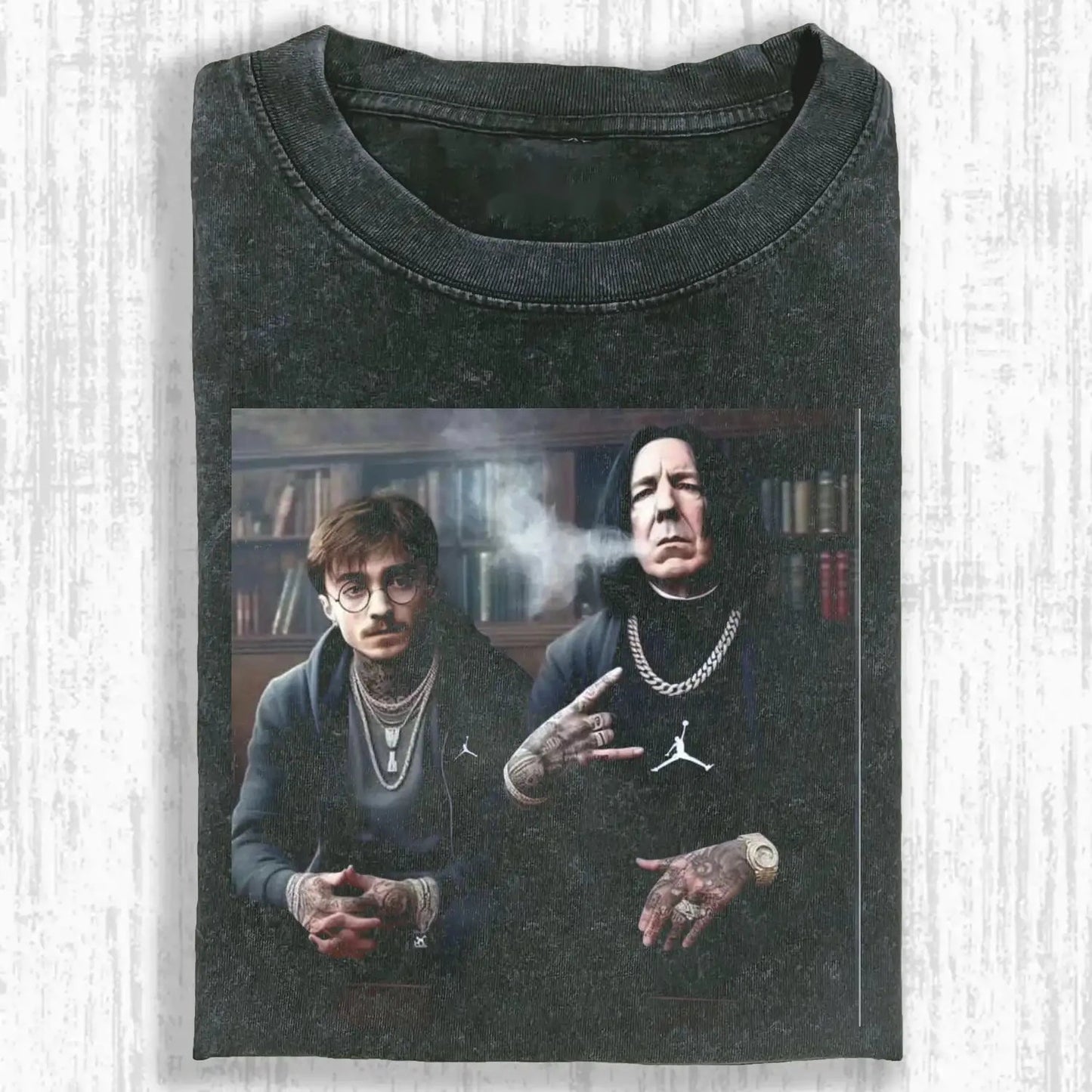 HP SMOKING TEACHER AND STUDENT T-SHIRT