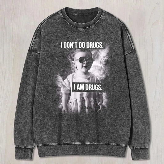 I AM DRUGS PREMIUM T-SHIRT