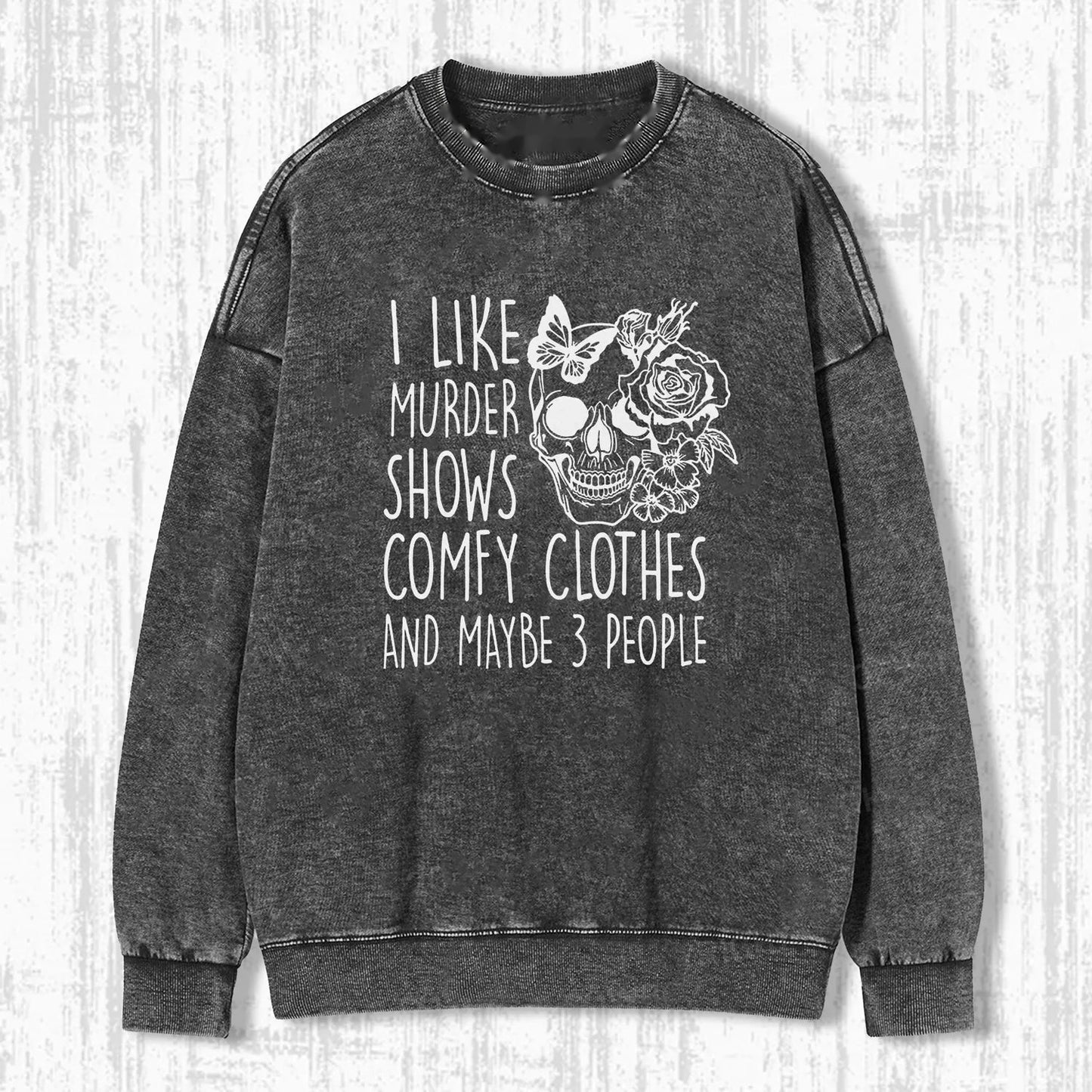 I LIKE MURDER SKELETON T-SHIRT