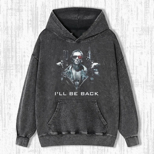 I'LL BE BACK & AS T-SHIRT