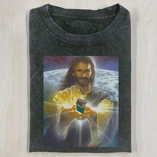 JESUS CIGARETTE T-SHIRT