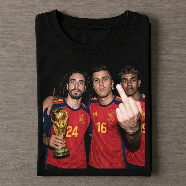 Lamine Yamal & Marc Cucurella & Rodri FIFA 2026 Champion Tee