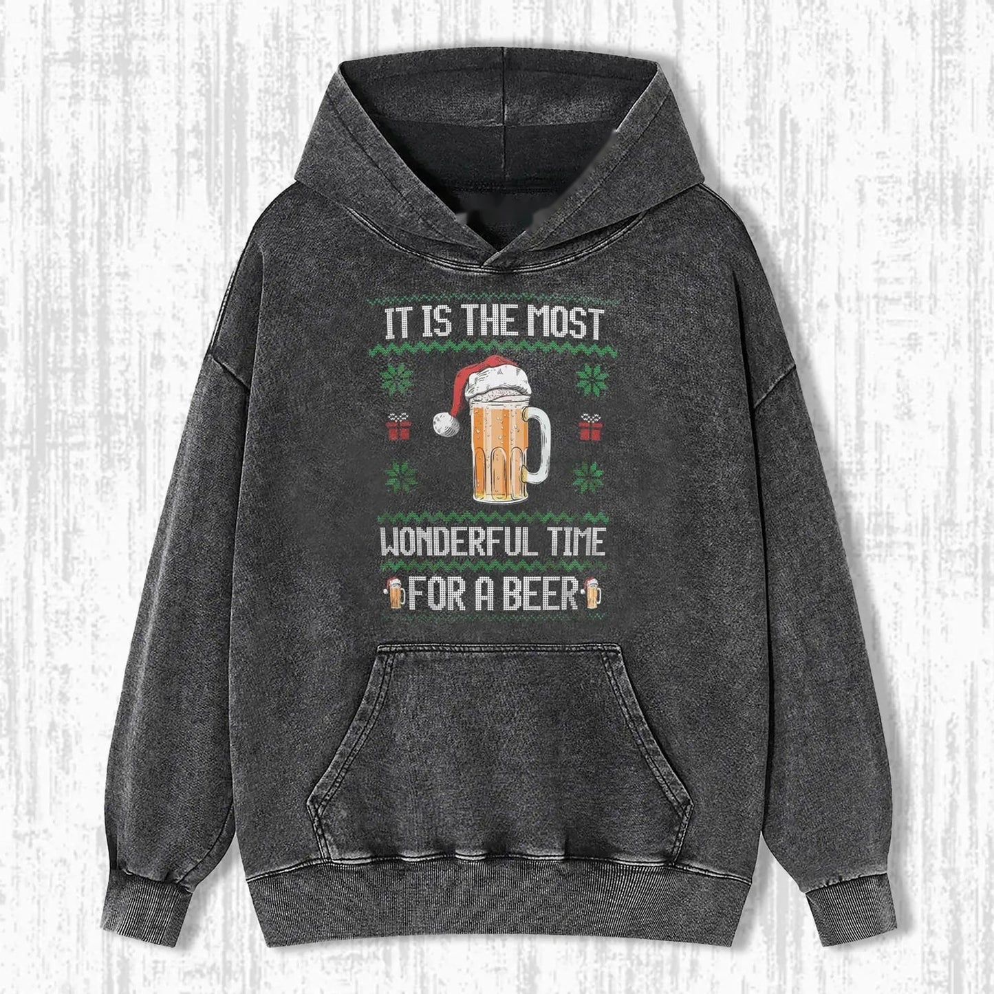MOST WONDERFUL TIME FOR A BEER CHRISTMAS T-SHIRT
