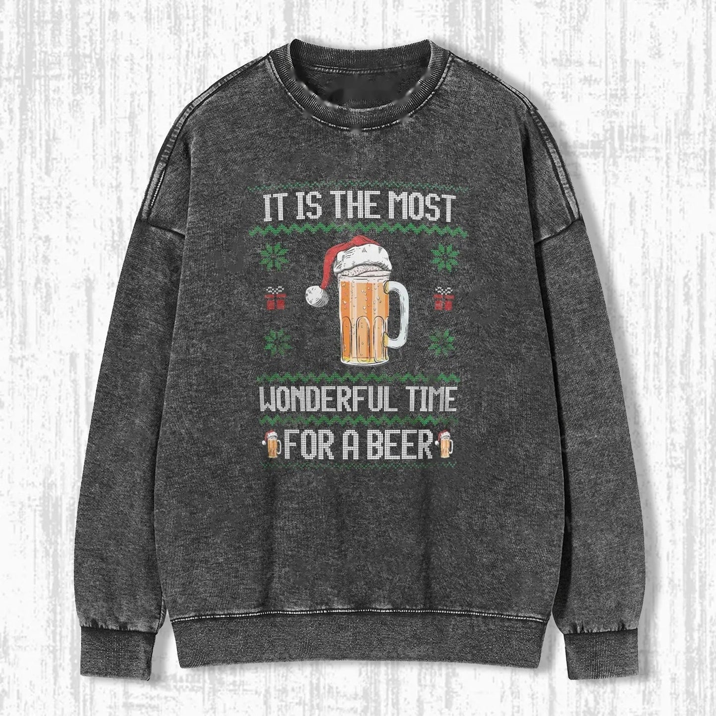 MOST WONDERFUL TIME FOR A BEER CHRISTMAS T-SHIRT