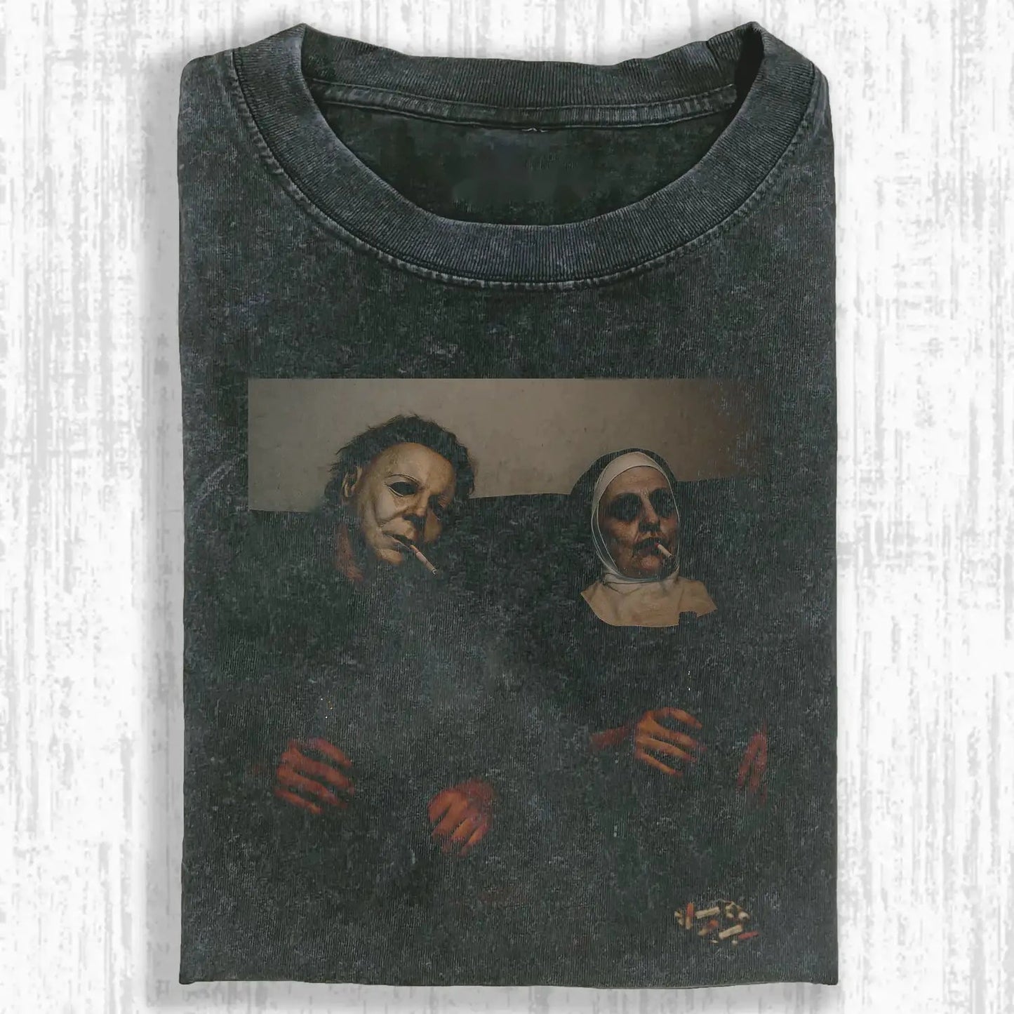 Michael Myers & Nun T-SHIRT